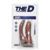 The D Double Dippin D Dildo Firmskyn Brown Sex Toy Product Image 2