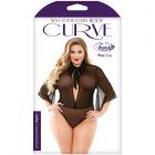 Curve Celine Collared Bodysuit Black 1x/2x Sex Toy Product