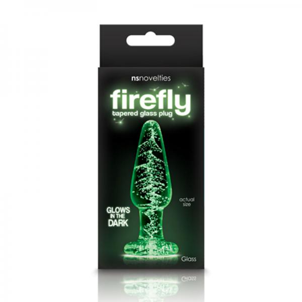 Firefly Glass - Tapered Plug - Small - Clear Sex Toy Product