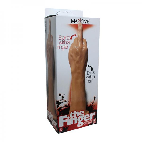 Massive The Finger Fisting Beige Dildo Sex Toy Product