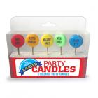 X-Rated Party Candles 5 Colorful  Candles Sex Toy Product