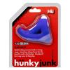 Hunky Junk Slingshot 3 Ring Teardrop Cobalt Blue Sex Toy Product Image 3