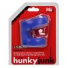 Hunky Junk Connect Cock Ball Tugger Blue Sex Toy Product Image 2