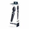 Vedo Wanda Rechargeable Wand Vibe - Just Black Sex Toy Product Image 2