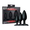 Nexus Butt Plug Trio 3 Butt Plugs Black Sex Toy Product Image 2