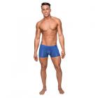 Male Power Seamless Sleek Short Blue Sheer Pouch Medium Sex Toy Product