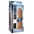 Big Shot Silicone Vibrating Dong Light 8in Sex Toy Product