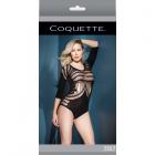 Long Sleeve Teddy Black Os Sex Toy Product