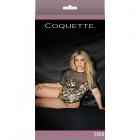 Army Girl Short Sleeve Fishnet Crotchless Teddy Camouflage/black Xl Sex Toy Product