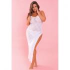 Take The Heat Lace Gown  White 1x/2x Sex Toy Product