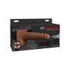 Fetish Fantasy 7.5in Hollow Squirting Strap-on With Balls, Tan Sex Toy Product Image 2