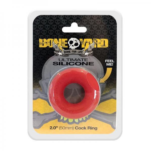 Boneyard Ultimate Ring Red Sex Toy Product