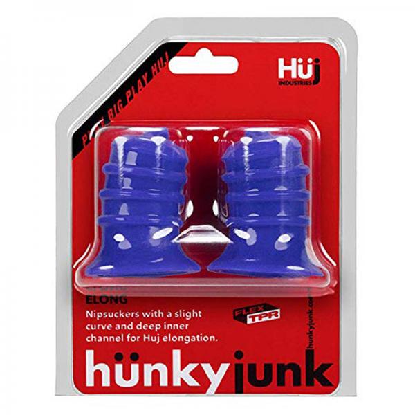 Hunkyjunk Elong Wide Base Nipsucker Black Sex Toy Product