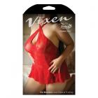 Vixen Hot Blooded Lace Dress & G-string O/S/Queen Sex Toy Product