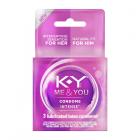 K-y Intense Condom 3ct Sex Toy Product
