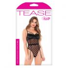 Paris Dot Mesh Velvet Garterteddyblkl/xl Sex Toy Product