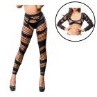 Black Fishnet/mesh Crotchless Legging Sex Toy Product