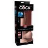 King Cock Triple Density 7.5 inches Cock, Balls Dildo Beige Sex Toy Product Image 3