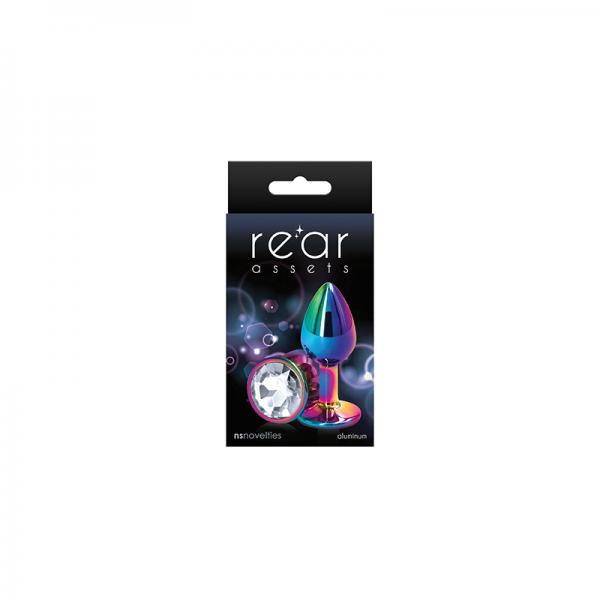 Rear Assets Mulitcolor Small Clear Sex Toy Product