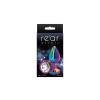 Rear Assets Mulitcolor Medium Clear Sex Toy Product Image 2