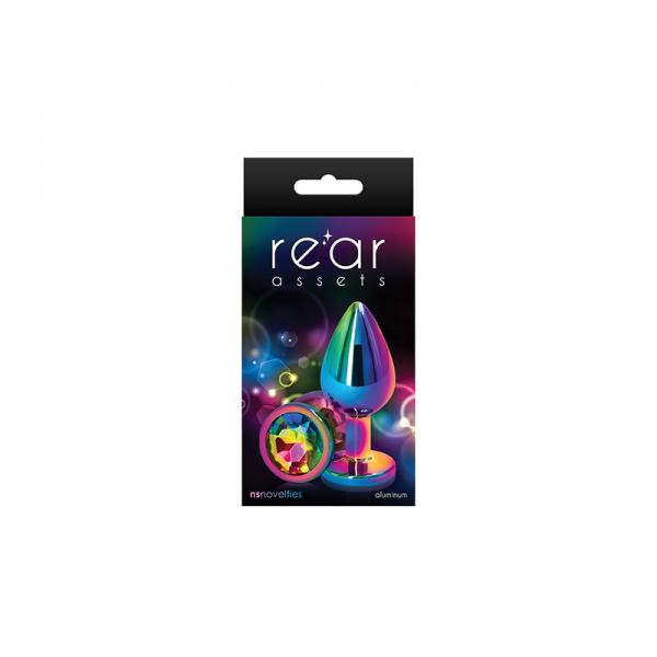 Rear Assets Mulitcolor Medium Rainbow Sex Toy Product