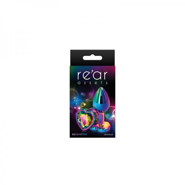 Rear Assets Mulitcolor Heart Small Rainbow Sex Toy Product