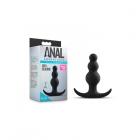 Anal Adventure Platinum Beaded Plug Black Sex Toy Product