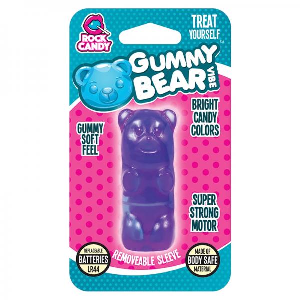 Gummy Bear Vibe - Blister  - Purple Sex Toy Product