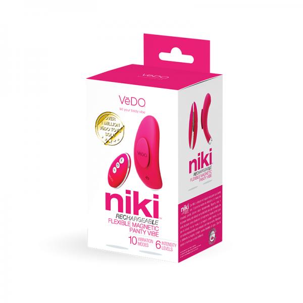 Niki Rechargeable  Panty Vibe Foxy Pink Sex Toy Product