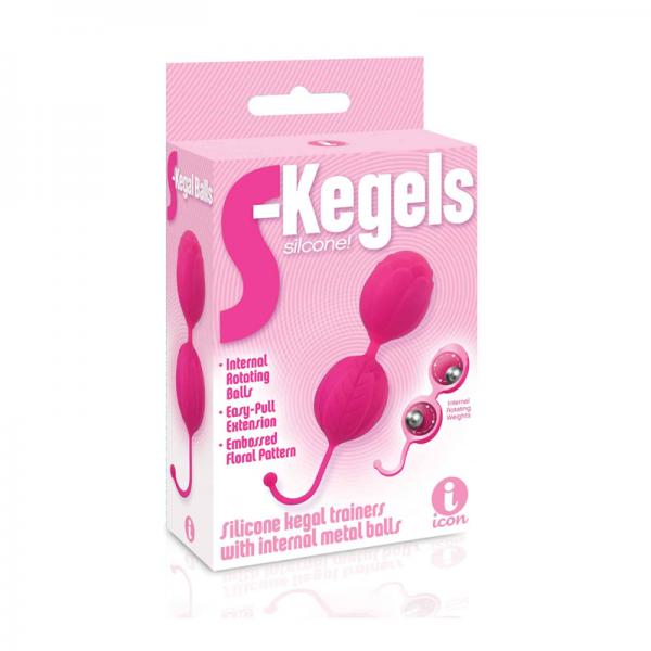 The 9's S-kegal Silicone Kegal Balls Pink Sex Toy Product