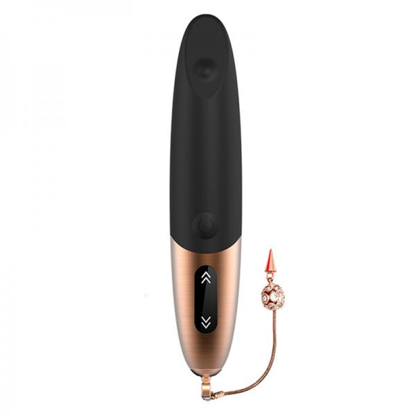 Dysis Touch Panel Lipstick Bullet Vibrator Black Sex Toy Product