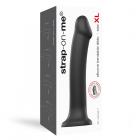 Strap-on-me Semi-realistic Dual Density Bendable Dildo Black Size Xl Sex Toy Product