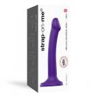 Strap-on-me Semi-realistic Dual Density Bendable Dildo Purple Size S Sex Toy Product