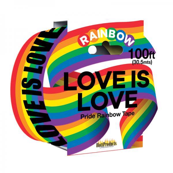 Love Is Love - Rainbow Style - Caution Party Tape - 100' Sex Toy Product