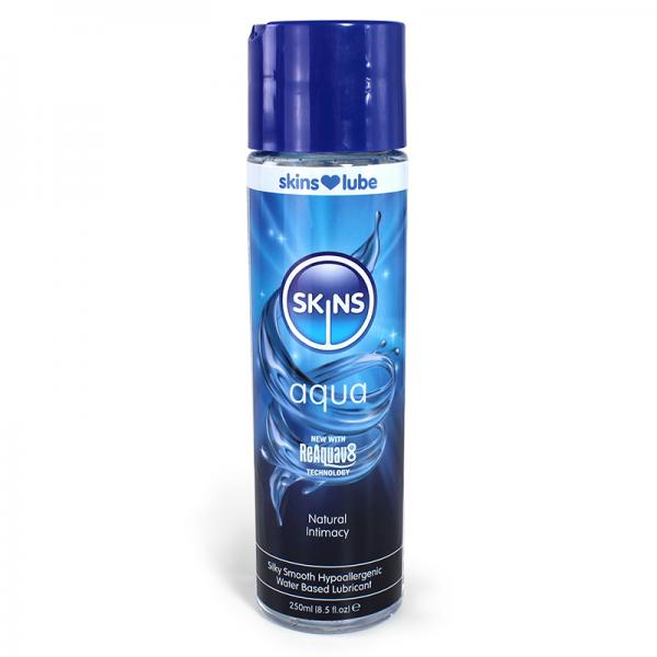 Skins Aqua Water-based Lubricant 8.5 Oz. Sex Toy Product