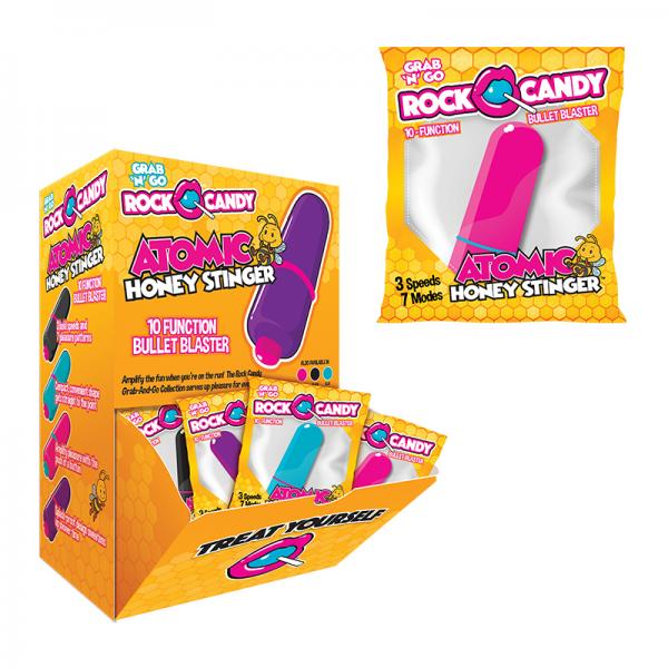 Atomic Honey Stinger 10 Function Bullet 24pc Display Sex Toy Product