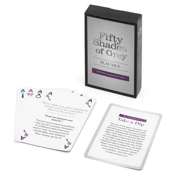 Fifty Shades Of Grey Play Nice Talk Dirty Card Game Sex Toy Product