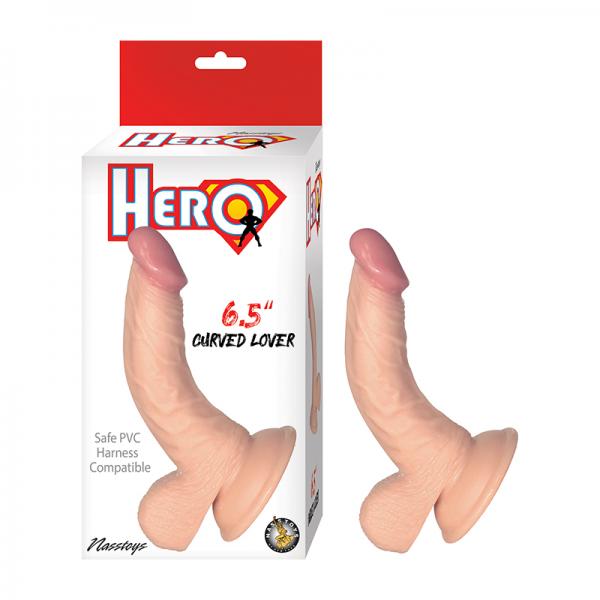 Hero 6.5-in Curved Lover Dong Sex Toy Product
