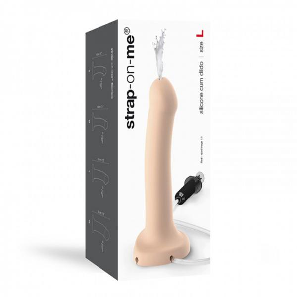Strap On Me Semi Realistic Cum Dildo Vanilla Large (fluid Not Included) Sex Toy Product