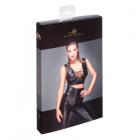 Noir Handmade Powerwetlook Top With Lacing L Sex Toy Product