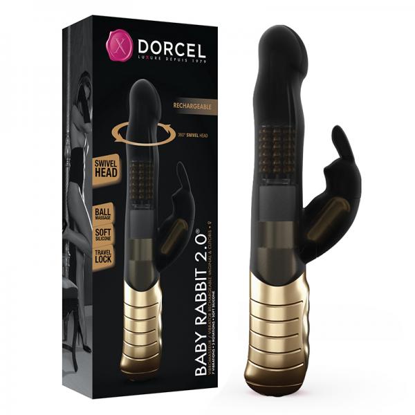 Dorcel Baby Rabbit Black & Gold Sex Toy Product