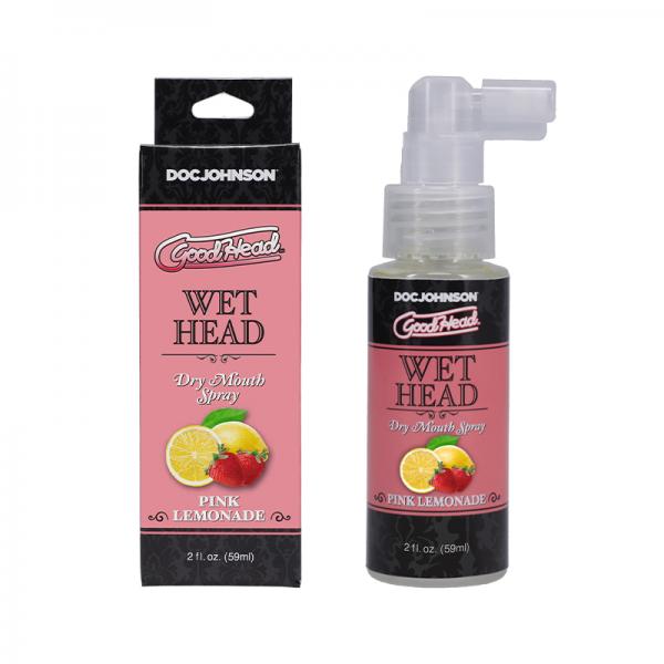 Goodhead Wet Head Dry Mouth Spray Pink Lemonade 2 Fl. Oz. Sex Toy Product