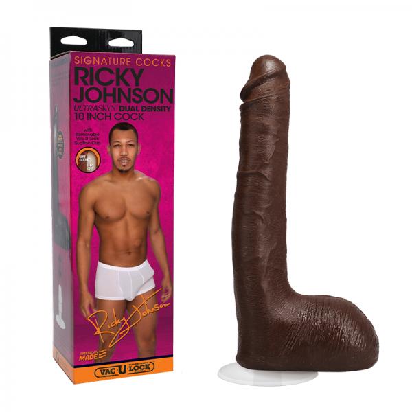 Signature Cocks Ricky Johnson 10-inch Ultraskyn Cock With Removable Vac-u-lock Suction Cup Sex Toy Product