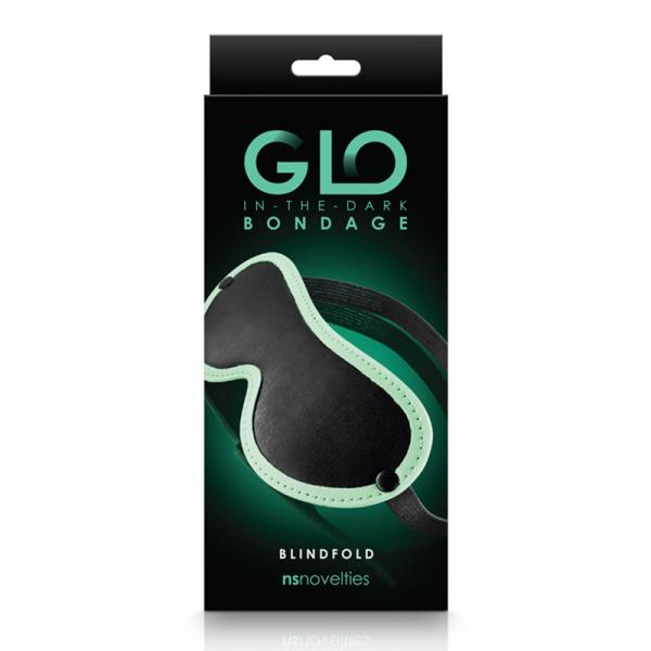 Glo Bondage Blindfold Green Sex Toy Product