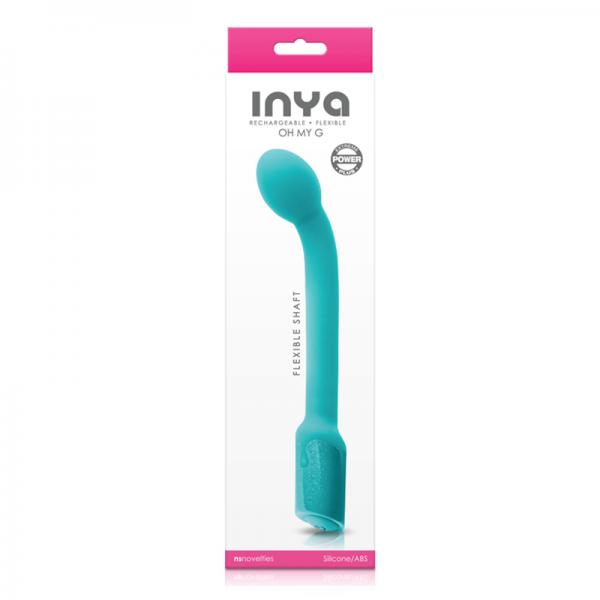 Inya Oh My G G-spot Vibrator Rechargeable Teal Sex Toy Product