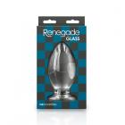 Renegade Glass Bishop Anal Plug - Clear Sex Toy Product