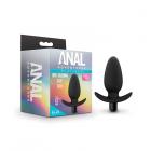 Anal Adventures Platinum- Silicone Saddle Plug- Black Sex Toy Product