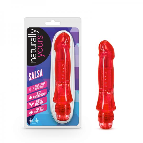 Naturally Yours - Salsa Vibrator - Red Sex Toy Product