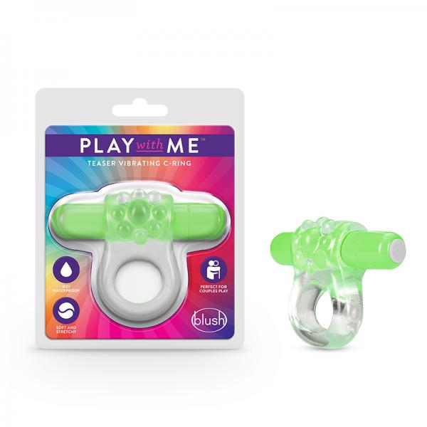 Play With Me - Teaser Vibrating C-ring - Green Sex Toy Product