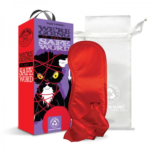 Pleasure Package We're Going To Need A Safe Word - Blindfold, Wrist, And Ankle Sashes Sex Toy Product